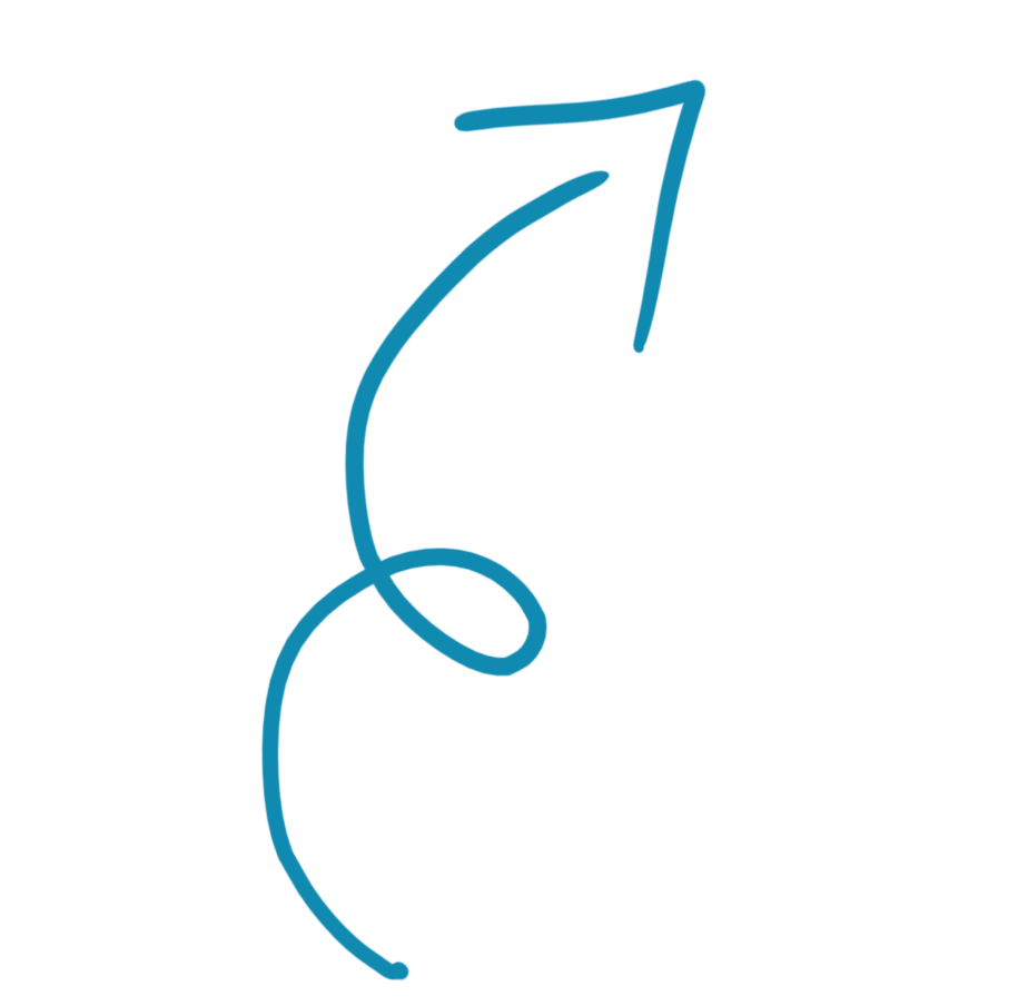 Arrow pointing to demo